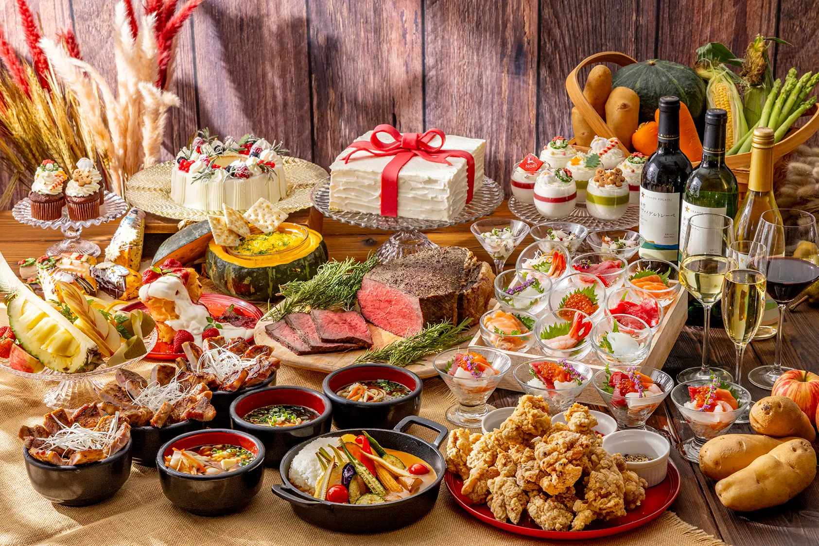 北のめぐみとクリスマスデザートビュッフェ