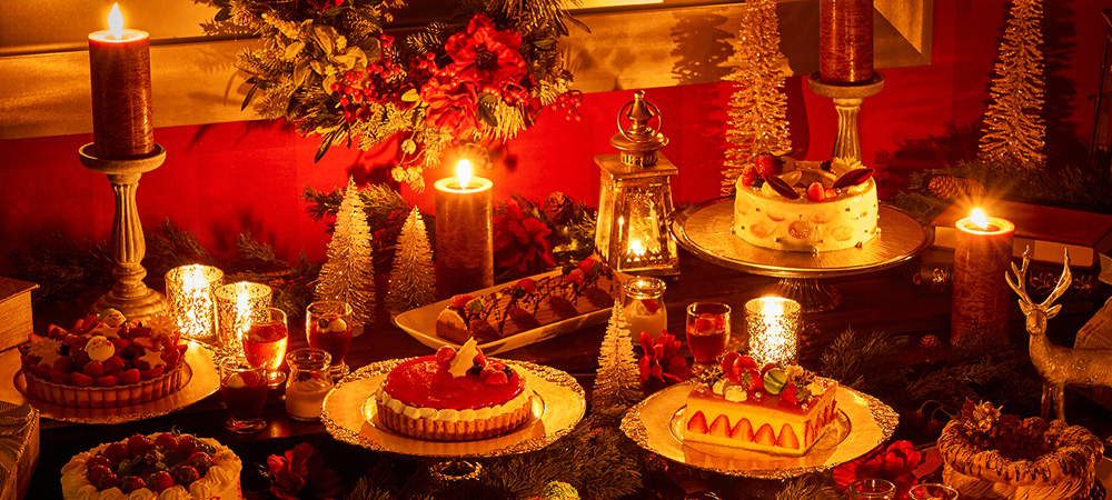 12月23日 12月25日 クリスマスシーズン21 クリスマスビュッフェ ベリースイーツ ドリンクバー付 公式 成田空港近くの快適なホテル なら ヒルトン成田