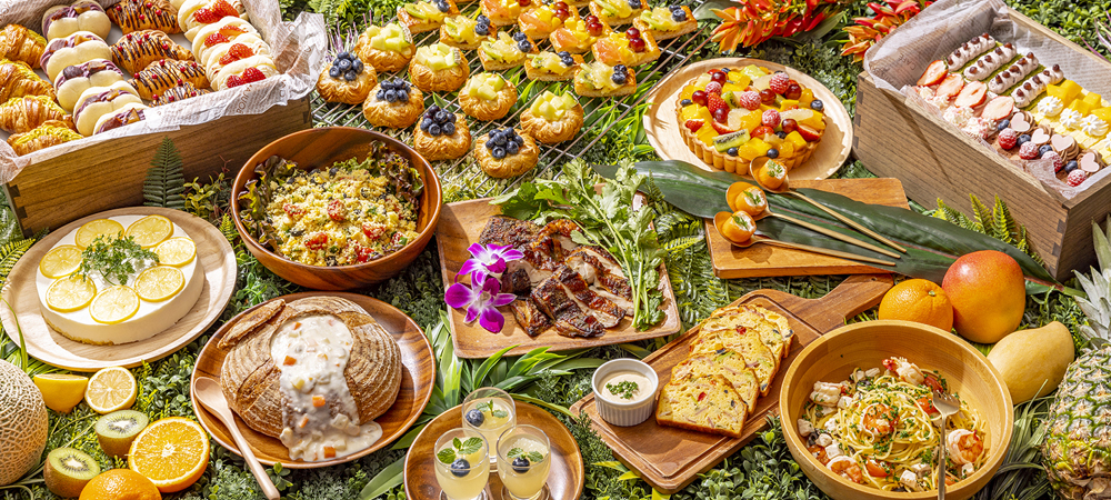 ＜5月8日-6月30日＞ジャングルビュッフェとデニッシュペストリー食べ放題（ドリンクバー付)