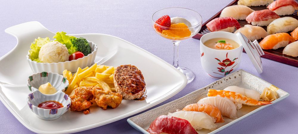  【2日間限定】天然生鮪握り寿司食べ放題と地産地消御膳