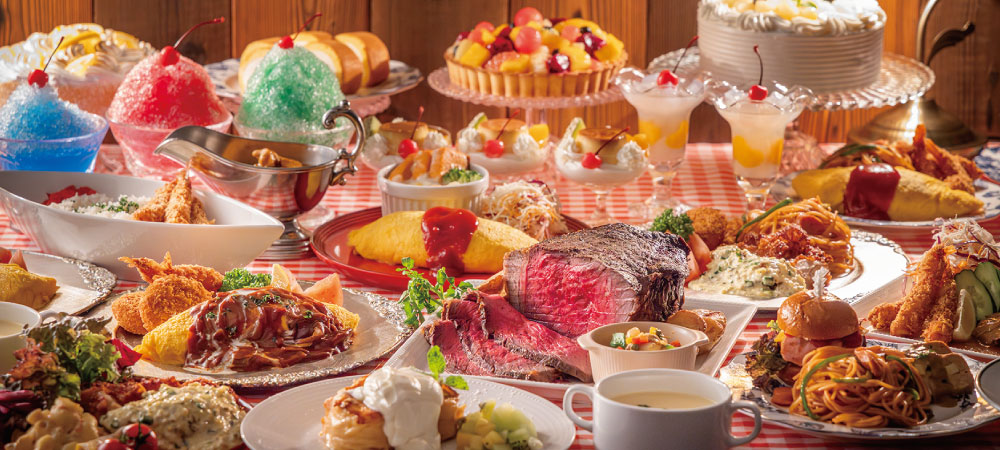 ＜7月1日-8月31日＞懐かしの洋食ビュッフェ＆デザートコレクション（ドリンクバー付）