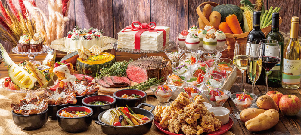 ＜11月1日-12月19日＞北のめぐみとクリスマスデザートビュッフェ