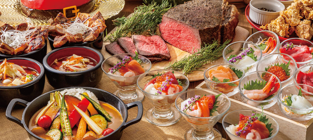 ＜11月1日-12月19日＞北のめぐみとクリスマスデザートビュッフェ