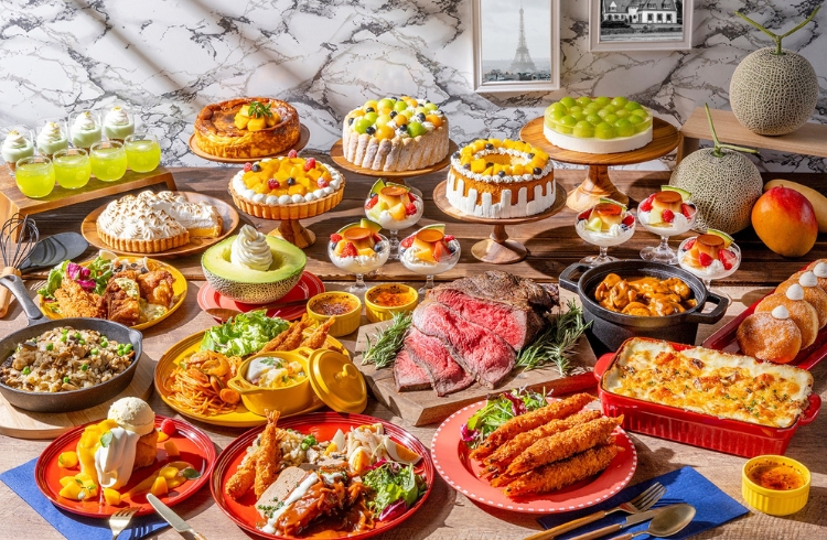 ＜2026年5月7日-6月30日＞VIVA★洋食ビュッフェ★メロンとマンゴースイーツフェア