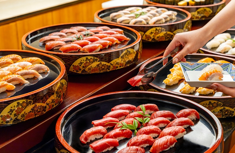 《9・10月 第4土日限定》寿司ビュッフェと和食ランチ御膳