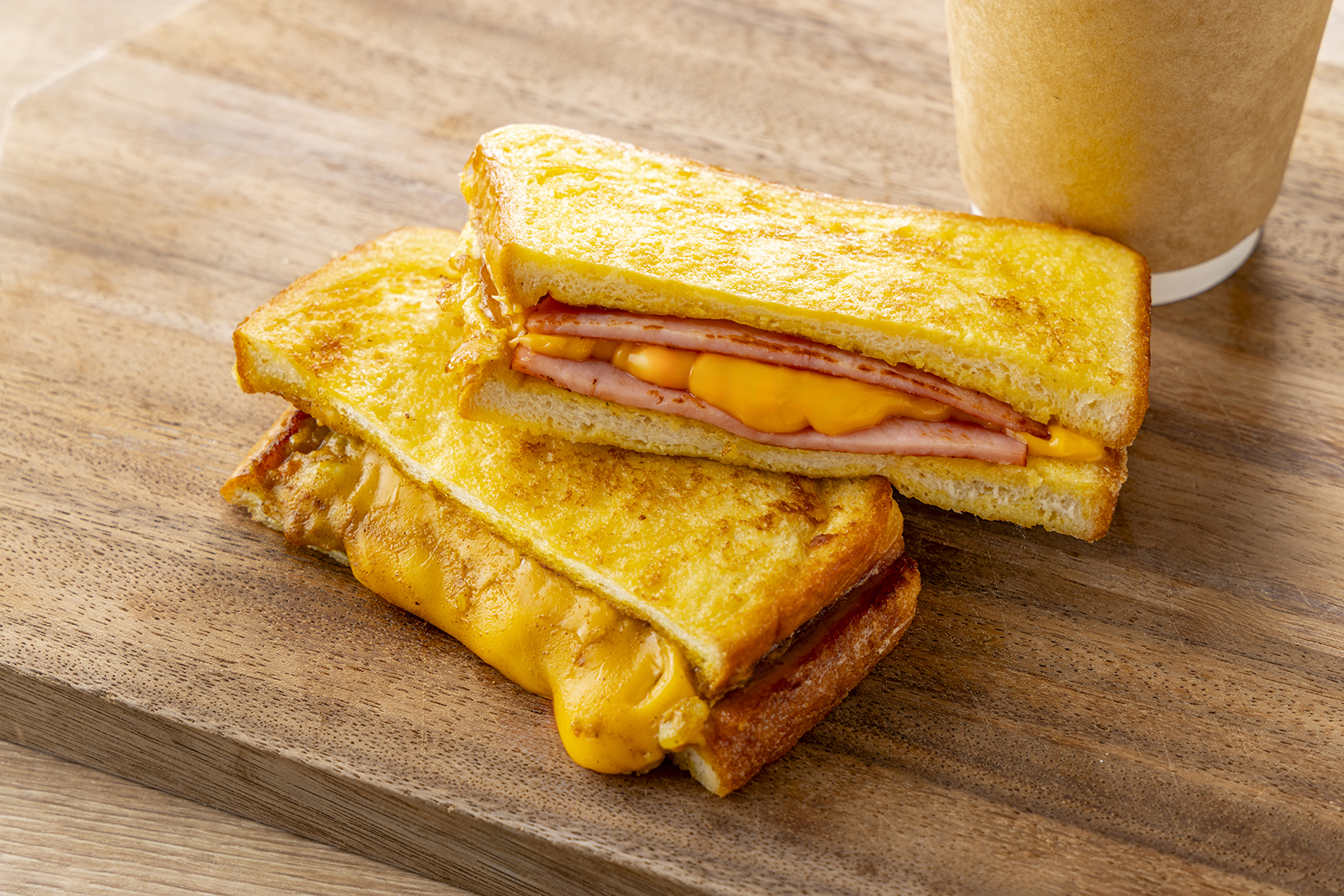 とろけるハムチーズサンド＆まろやかポテトカレーサンド